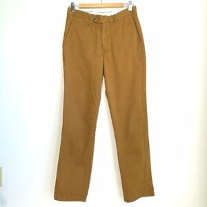 Spier & Mackay Chinos Brown 30 Slim Fit Cotton Twill Preppy Business Casual Work